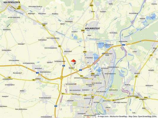 Geolyzer Kartenausschnitt