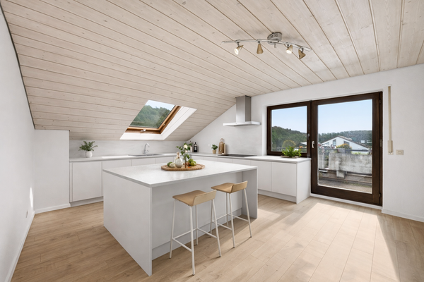  DG | Zimmer oder Küche mit Zugang zum Balkon, virt. Darstellung