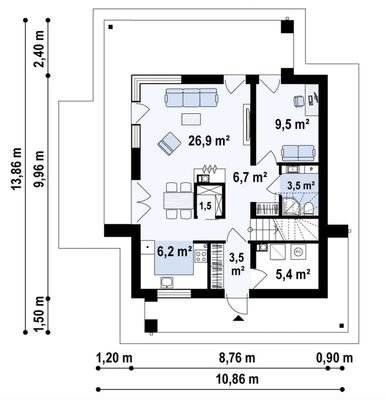 Grundriss EG