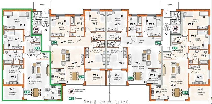 Lage Wohnung 1 EG