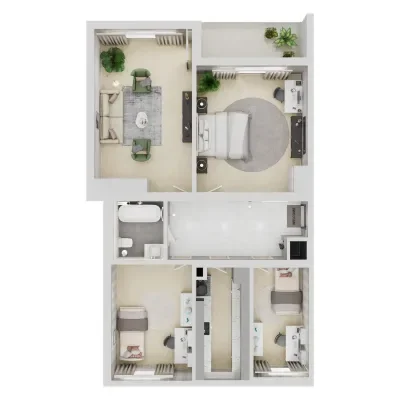 Grundriss 3D