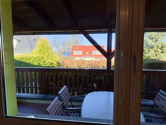 Ausblick aus dem Wohnzimmer