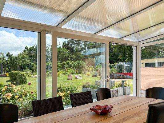 Blick aus dem Wintergarten