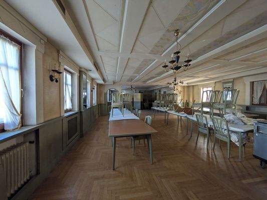 Saal im Obergeschoss