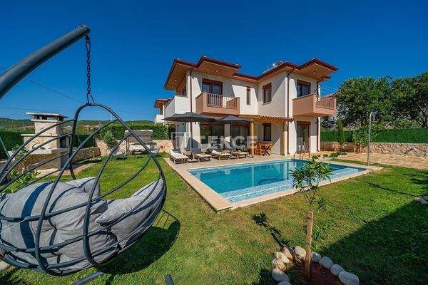 Detached Furnished Villa with Pool and Parking in Kaş Antalya