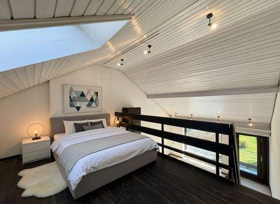 Gestaltungsidee Galeriezimmer als Schlafzimmer