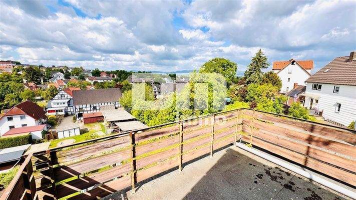 Balkon Panoramablick bis Kassel