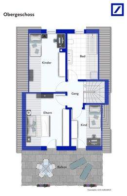Grundriss Obergeschoss