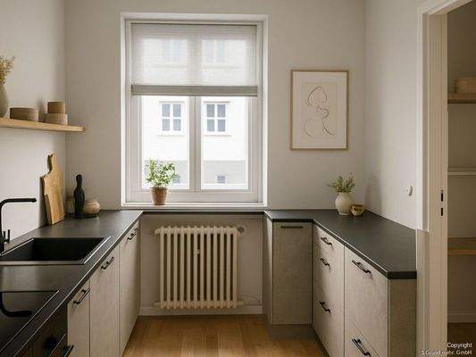 KI-Vorschlag für eine moderne Küche