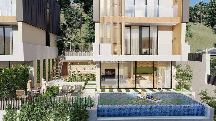 Elegant Detached Villas with Private Pools in Alanya Tepe