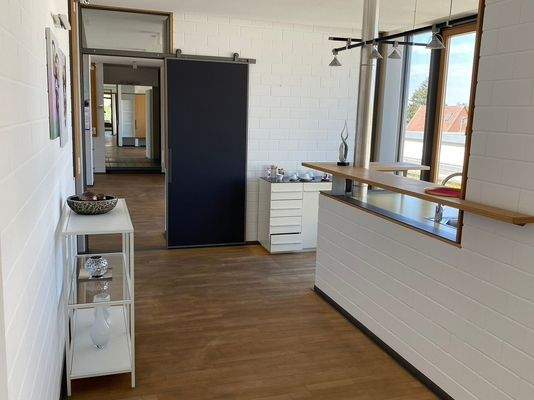 Teeküche Richtung Sekretariat