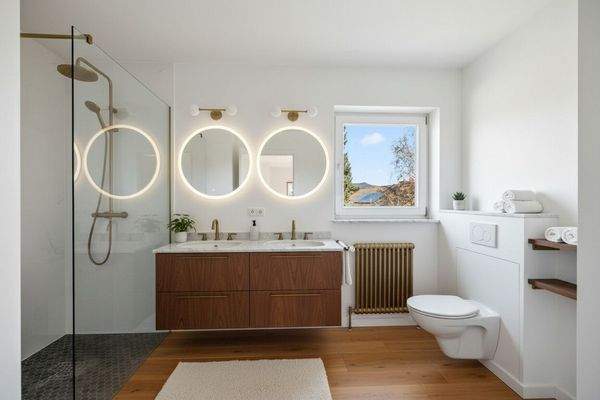 Badezimmer im Erdgeschoss-Visualisierung