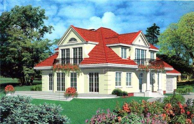 Haus nach Fertigstellung