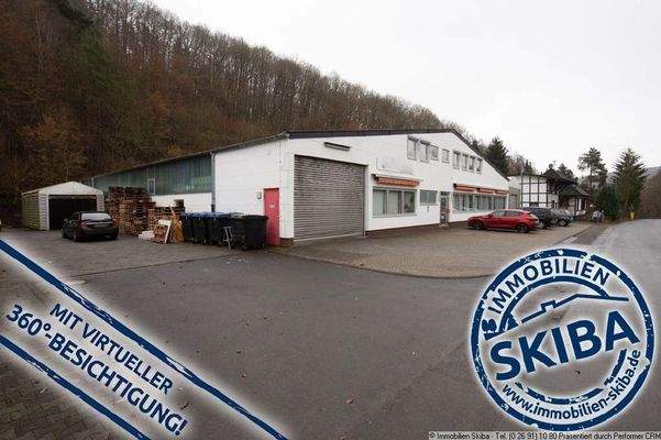 Gewerbehalle mit Büros