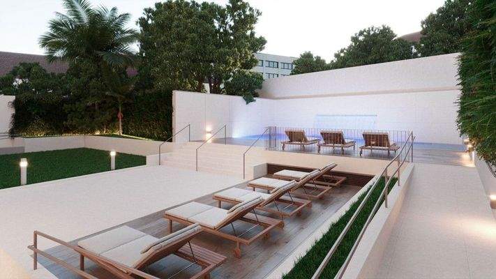 Penthouse in Santa Catalina zu verkaufen mit Blick auf das Schloss Bellver, Palma, Mallorca