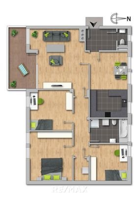 Grundrissplan