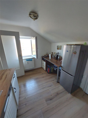 Küche + Essen in der Wohnung im OG rechts 