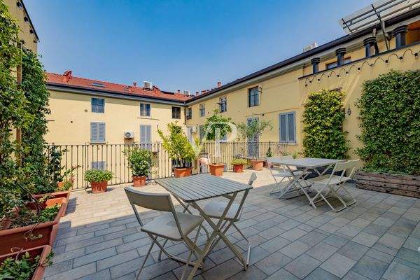 Terrazza comune all'ultimo piano