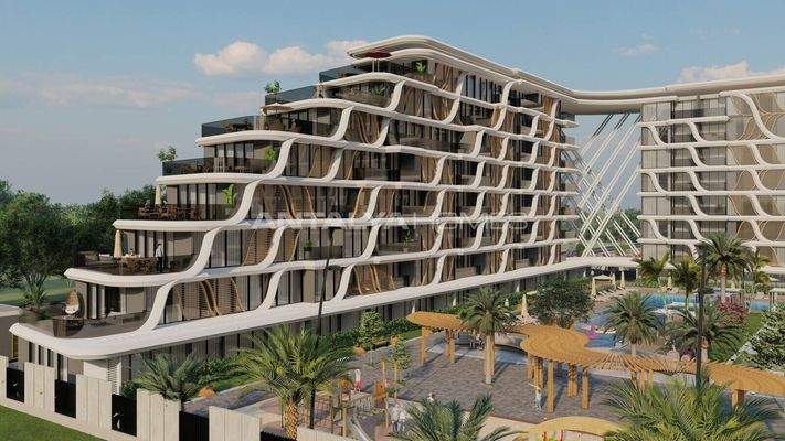 Modern Apartments in a New Luxury Complex in Aksu Antalya