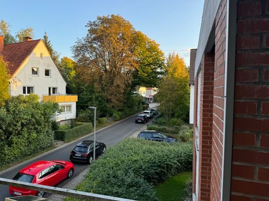 Aussicht vom Balkon