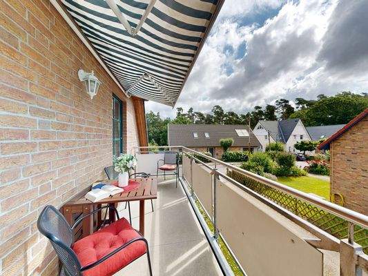 Balkon mit Südostausrichtung