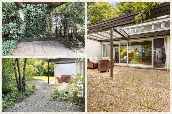 mit Ausgang zur überdachen Terrasse