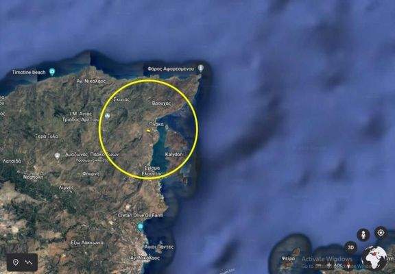 Kreta, Plaka Elounda: Baugrundstück mit Meerblick zum Verkauf