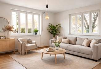 Einrichtungsbeispiel Wohnzimmer