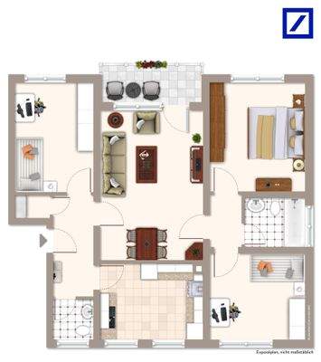 Illustration Grundriss