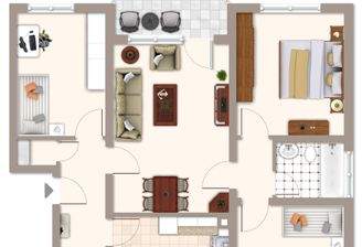 Illustration Grundriss