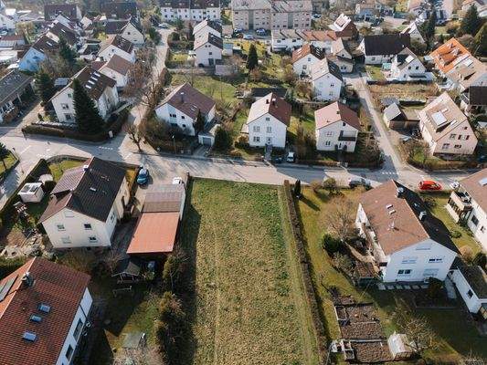 Luftaufnahme Bauplatz