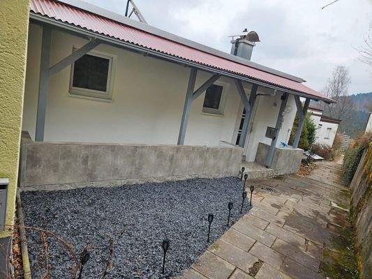 Weg schön gestaltet