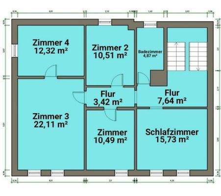 Grundriss Skizze 1.OG