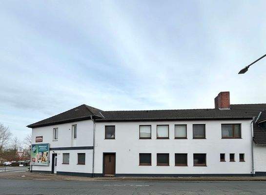 Gebäude Seitenansicht 