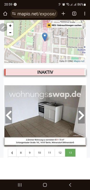  Wohnungen,  Wohnung mieten