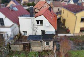 Drohne Rück-Gebäude