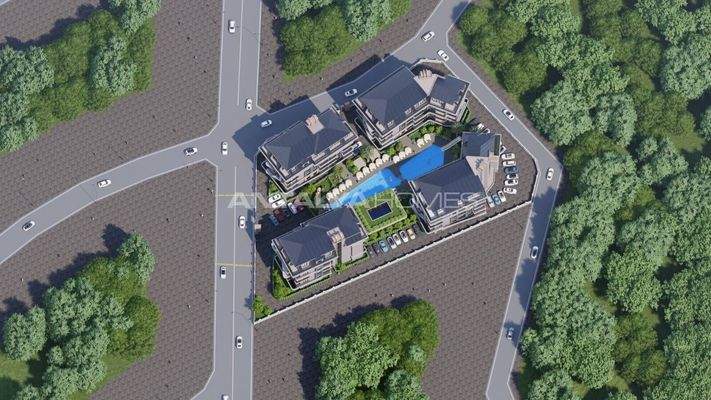 Chic Apartments Intertwined the Nature in Alanya Oba