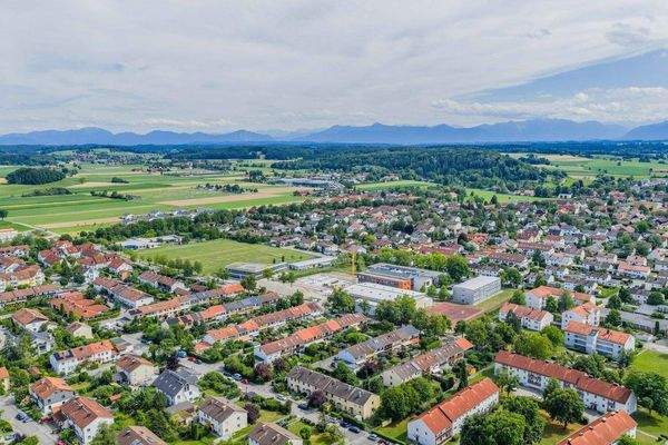 Blick Richtung Süden zur Grundschule Am Hardt/ Bol