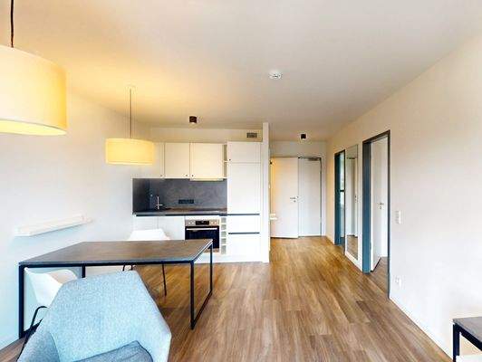 Möblierter Wohnraum