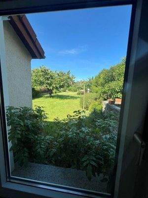 Blick aus dem Küchenfenster