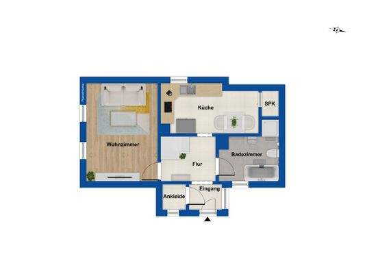 Grundriss Obergeschoss