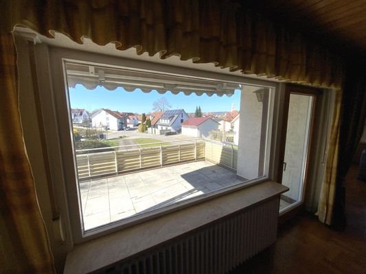 Blick aus dem Esszimmer