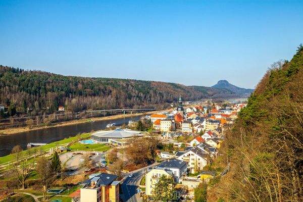 Blick über Bad Schandau