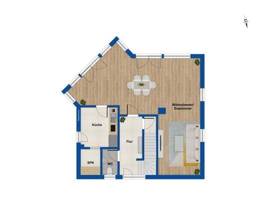 Grundriss Erdgeschoss