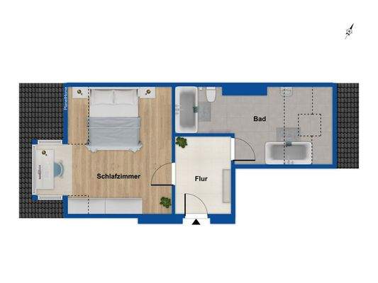 Grundriss 3. Obergeschoss