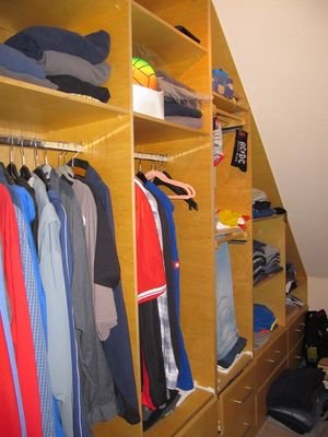begehbarer Kleiderschrank