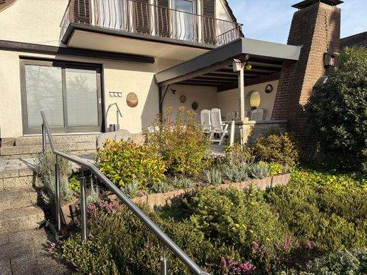 Terrasse im Sonnenschein