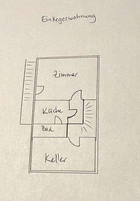 Skizze Einliegerwohnung