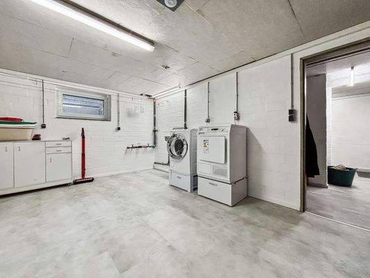 Hauswirtschaftsraum im Keller