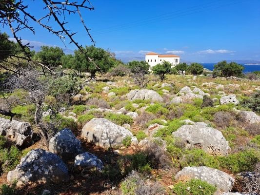 Kreta, Kokkino Chorio: Bebaubares Grundstück mit M